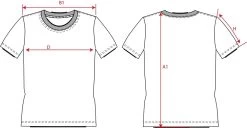 Tricorp Dames T-Shirt Casual 101008 190gr Slim Fit V-Hals Marine Maat L -Winkel Voor Werkkleding 101008NAVYL 5