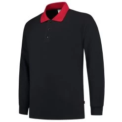 Tricorp Polosweater Casual Marine-Rood Maat L