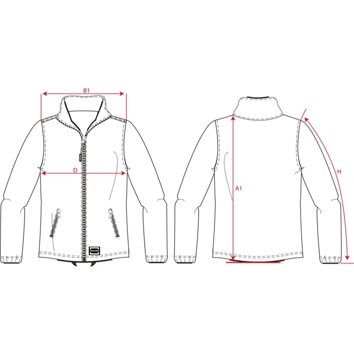 Tricorp Fleecevest Luxe Zwart Maat 3XL 8 Tricorp Fleecevest Luxe Zwart Maat 3XL - Afbeelding 6