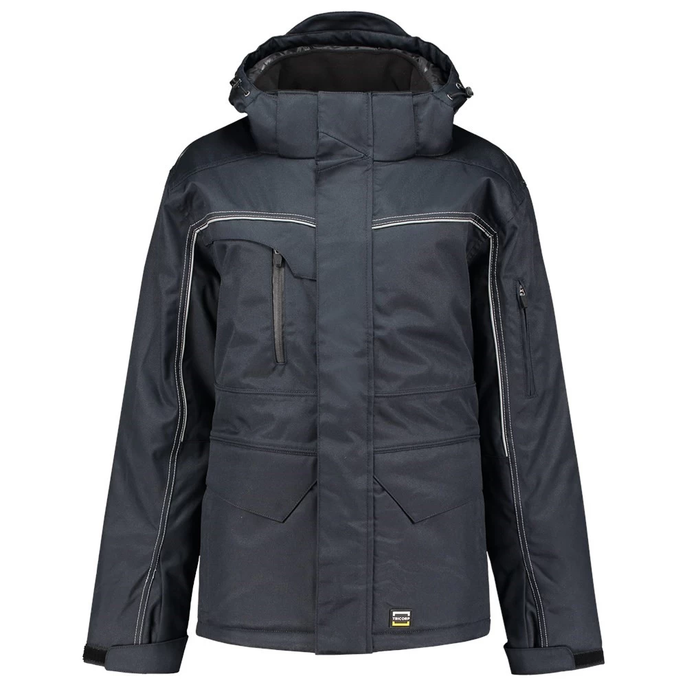 Midi Parka Canvas 402007 Navy L 4 Midi Parka Canvas 402007 Navy L - Afbeelding 2