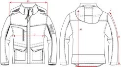 Midi Parka Canvas 402007 Navy L 13 Midi Parka Canvas 402007 Navy L -Winkel Voor Werkkleding 402007NAVYL 5