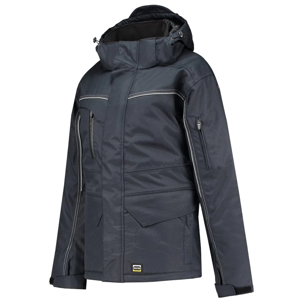 Midi Parka Canvas 402007 Navy L 3 Midi Parka Canvas 402007 Navy L