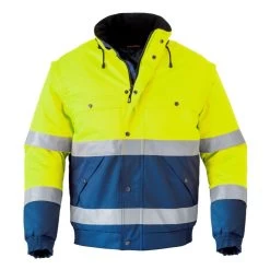 HAVEP Hi-Vis All Season Jack 5139 Geel/Marine Maat S