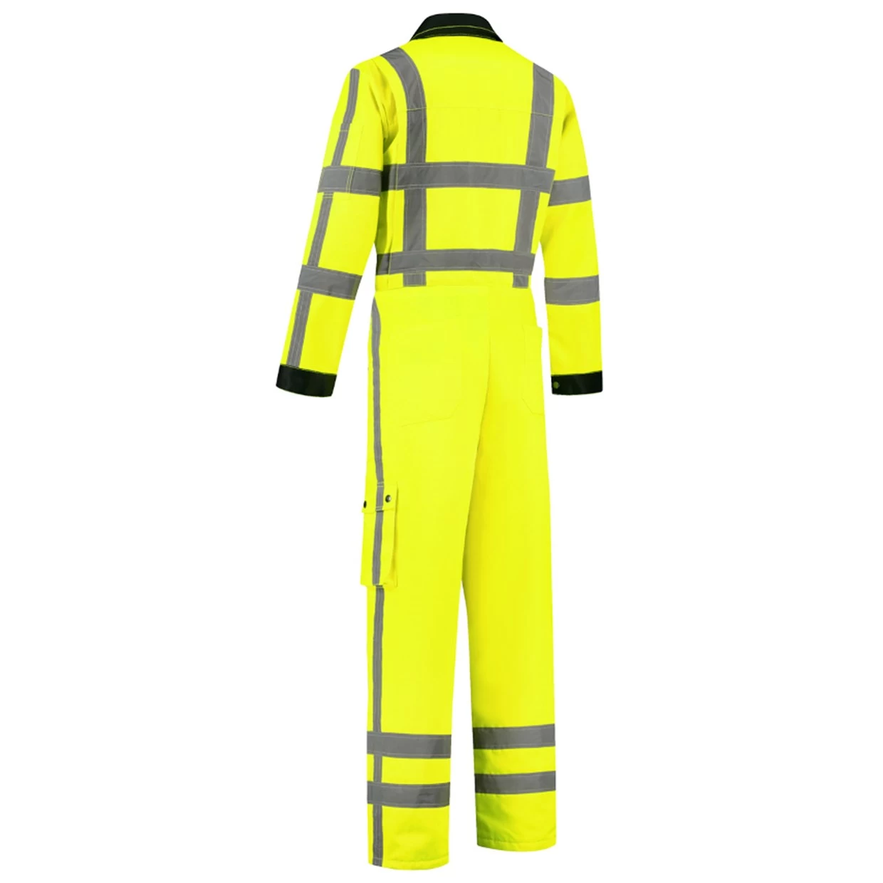 De Boer Overall High Visibility Polyester/Katoen RWS Geel Maat 44 4 De Boer Overall High Visibility Polyester/Katoen RWS Geel Maat 44 - Afbeelding 2