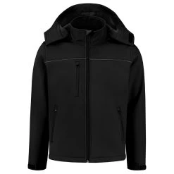 De Boer Softshelljas Basic Zwart Maat M