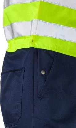 Fristads Hi-Vis Overall 8601 Geel/Marine Maat 2XL -Winkel Voor Werkkleding FRW1000041712XL 2
