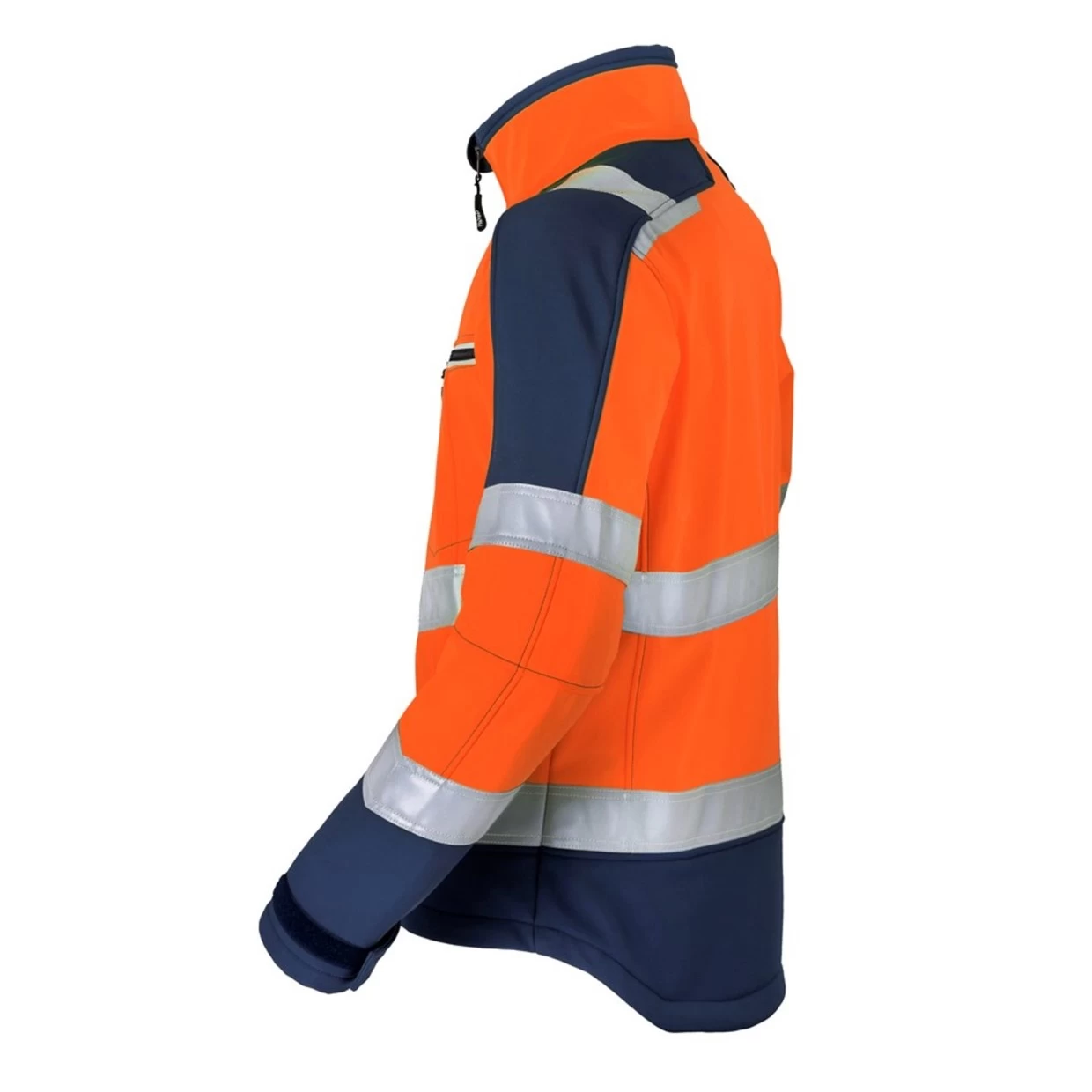 HAVEP Softshell Jas High Visibility Oranje/Marine Maat 3XL 4 HAVEP Softshell Jas High Visibility Oranje/Marine Maat 3XL - Afbeelding 2
