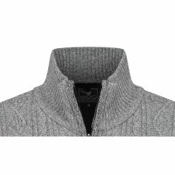 Mongo Cable Cardigan Vest Grijs L 11 Mongo Cable Cardigan Vest Grijs L -Winkel Voor Werkkleding Mongo Cable Cardigan Vest Grijs 3