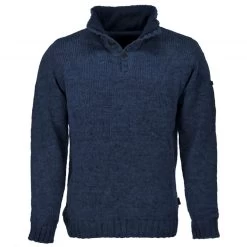 Pure Wool Trui MNL-1701 Marine Maat L
