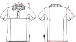 Poloshirt Bicolor Dames 202003 Blackoran 3Xl -Winkel Voor Werkkleding TRP202003BLACKORANXS 5