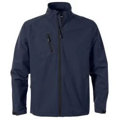 Acode Windwear Heren Softshelljack Marineblauw Maat S