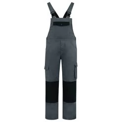De Boer Amerikaanse Overall Katoen/Polyester Grijs-Zwart Maat 46