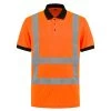 De Boer Hi-Vis Poloshirt RWS Oranje Maat S -Winkel Voor Werkkleding de boer hi vis poloshirt rws oranje
