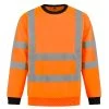 De Boer Hi-Vis Sweater RWS Oranje Maat S