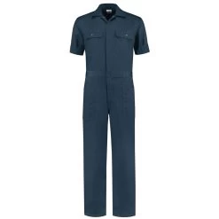 De Boer Overall Met Korte Mouw Marine Maat 66