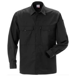 Fristads Overhemd 735 Zwart Maat 2XL