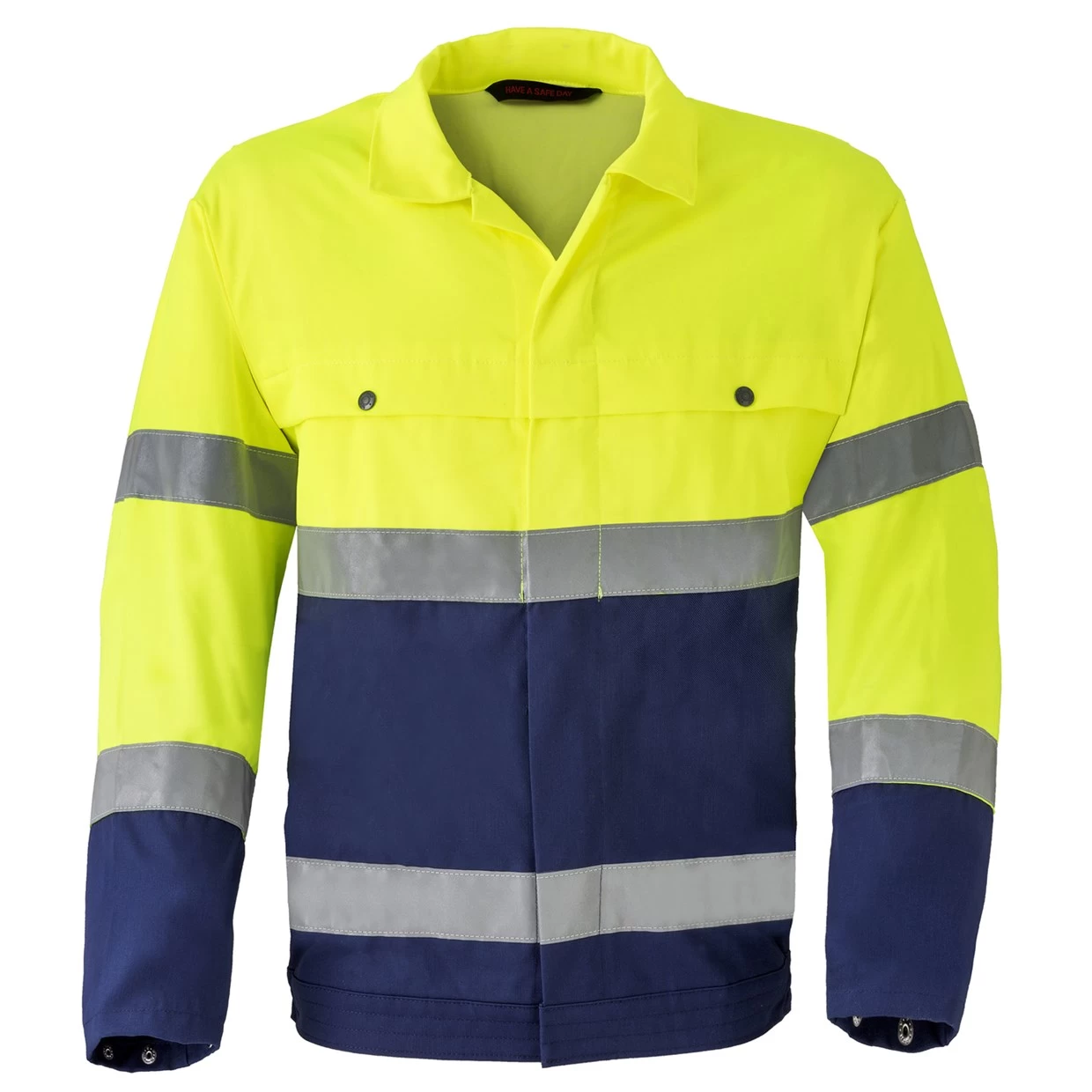 HaVeP Jack 5105 Drukknoop Blauw/Geel Maat 68 3 HaVeP Jack 5105 Drukknoop Blauw/Geel Maat 68