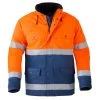 HAVEP Hi-Vis Parka Jas 4133 Oranje/Marine Maat M 1 HAVEP Hi-Vis Parka Jas 4133 Oranje/Marine Maat M -Winkel Voor Werkkleding havep parka 4133 blauw oranje