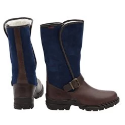 Horka Leren Outdoorlaars Chesterfield Blauw - Maat 36