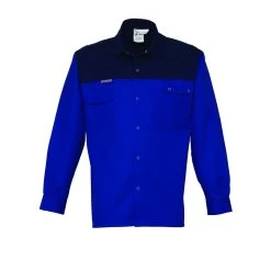 Havep Overhemd 1569 Korenblauw/Marine Maat XL