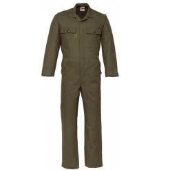 Havep Basic Katoen Overall 2163 Olijfgroen Maat 54