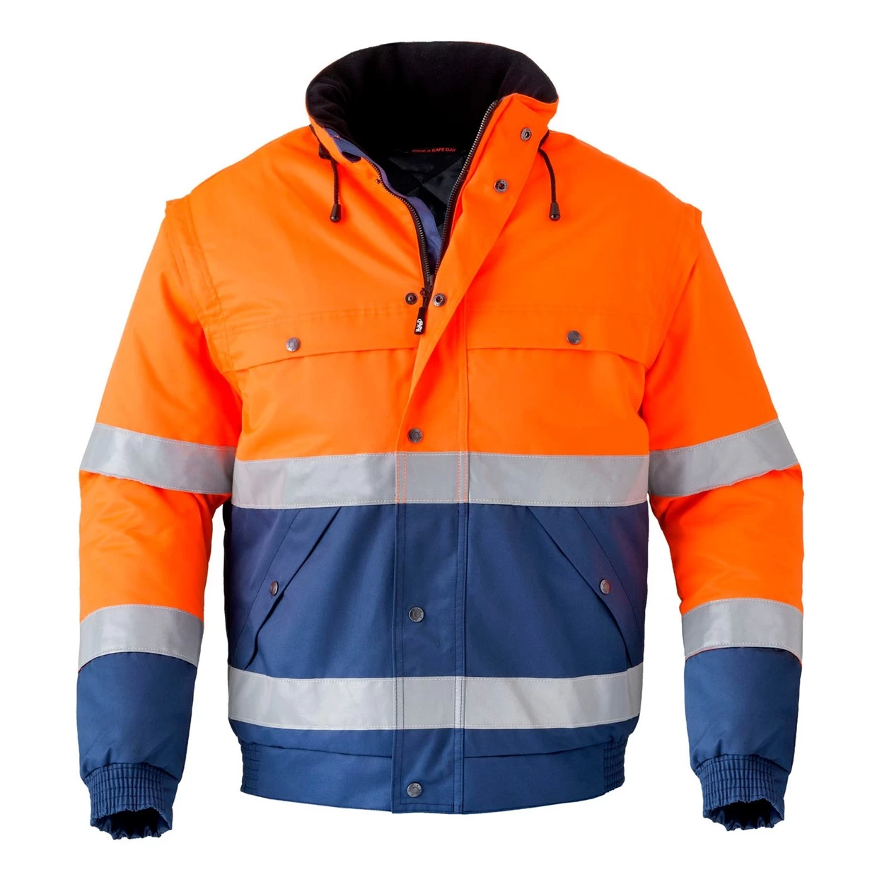 HAVEP Hi-Vis All Season Jack 5139 Oranje/Marine Maat 4XL 3 HAVEP Hi-Vis All Season Jack 5139 Oranje/Marine Maat 4XL