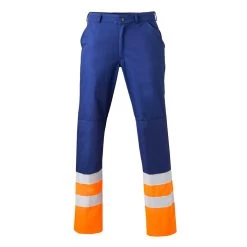 HaVeP Werkbroek High Visibility 8397 Marine/Fluor Oranje Maat 46