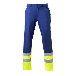 HaVeP Werkbroek High Visibility 8397 Marine/Fluor Geel Maat 62