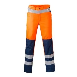 HaVeP High Visibility Werkbroek 8410 Fluor Oranje/marine Maat 44