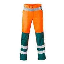 HaVeP High Visibility Werkbroek 8410 Fluor Oranje/groen Maat 46