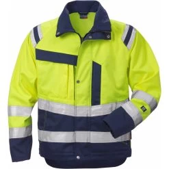 Fristads Hi-Vis Jack 4026 PLU Geel/Marine Maat 2XL