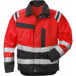 Fristads Hi-Vis Jack 4026 PLU Rood/Zwart Maat 2XL