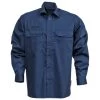 Fristads Overhemd 7386 BKS Marineblauw Maat 2XL -Winkel Voor Werkkleding overhemd 7386 bks 100732 540d blauw