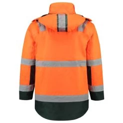 Tricorp Hi-Vis Parka Jas 403004 Oranje Groen Maat S 9 Tricorp Hi-Vis Parka Jas 403004 Oranje Groen Maat S -Winkel Voor Werkkleding parka iso20471 bicolor xs fluor orange 2