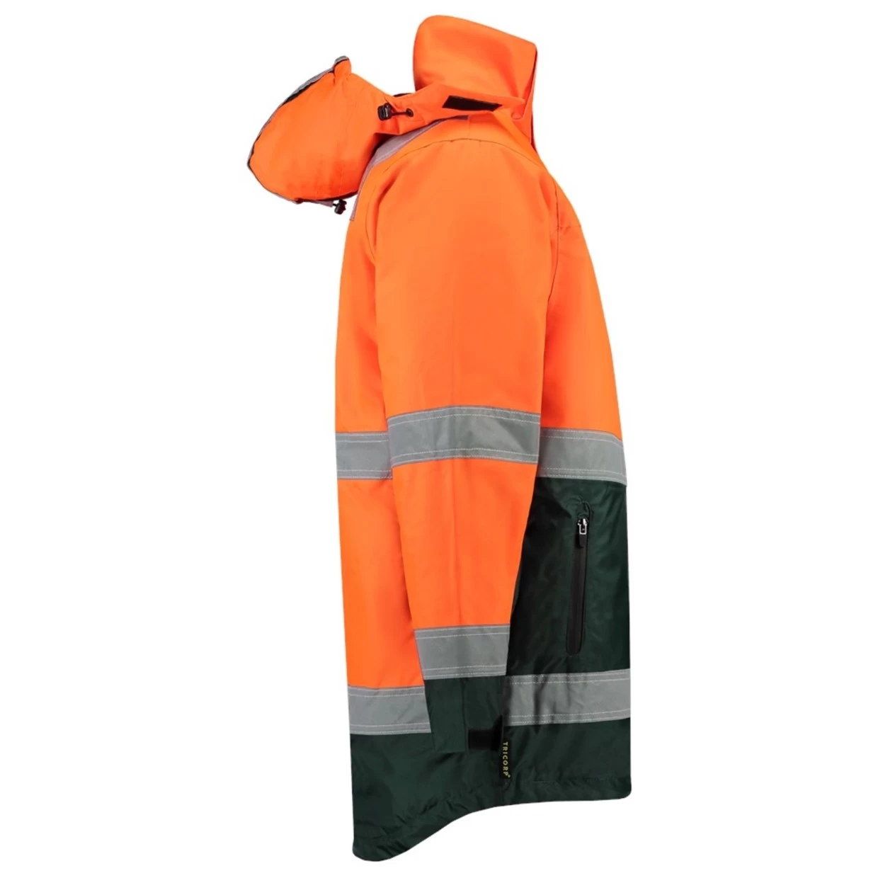 Tricorp Hi-Vis Parka Jas 403004 Oranje Groen Maat S 7 Tricorp Hi-Vis Parka Jas 403004 Oranje Groen Maat S - Afbeelding 5