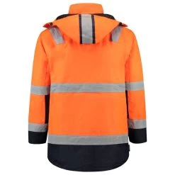 Tricorp Hi-Vis Parka Jas 403004 Oranje Marine Maat M -Winkel Voor Werkkleding parka iso20471 bicolor xs fluor orange 7