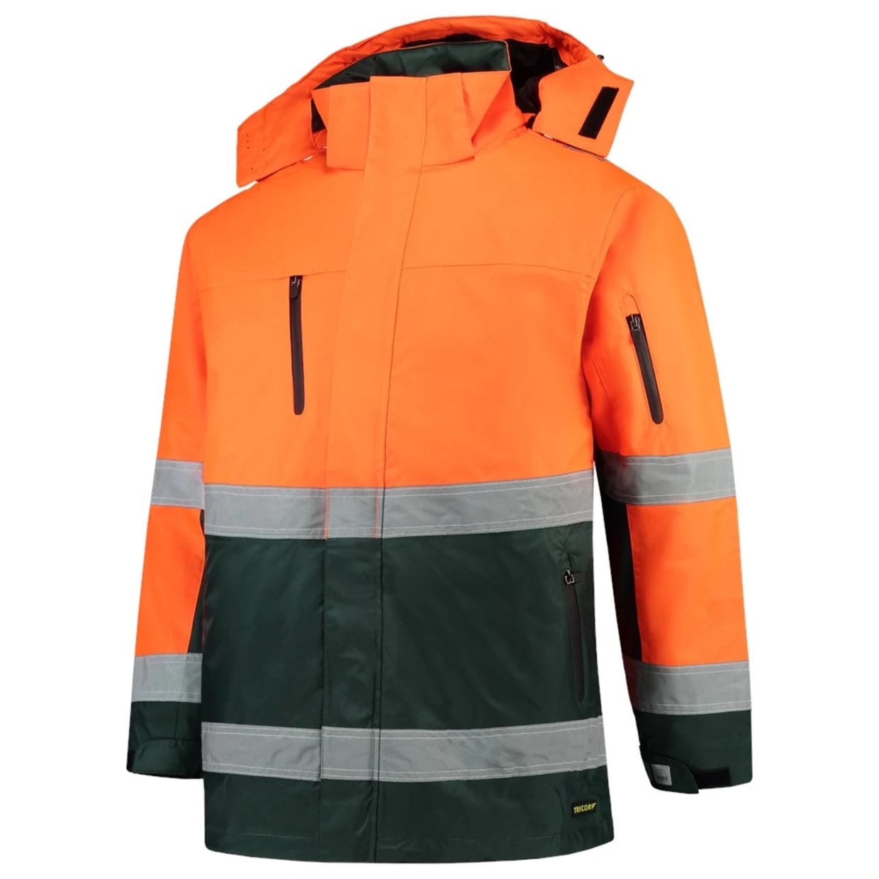 Tricorp Hi-Vis Parka Jas 403004 Oranje Groen Maat S 3 Tricorp Hi-Vis Parka Jas 403004 Oranje Groen Maat S