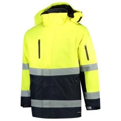 Tricorp Hi-Vis Parka Jas 403004 Geel Marine Maat XXL