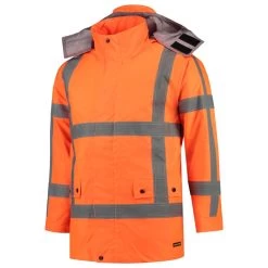 Tricorp Hi-Vis Parka Jas RWS 403005 Oranje Maat 3XL