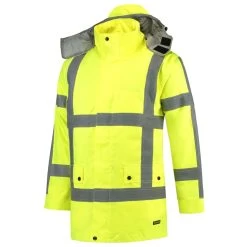 Tricorp Hi-Vis Parka Jas RWS 403005 Geel Maat S