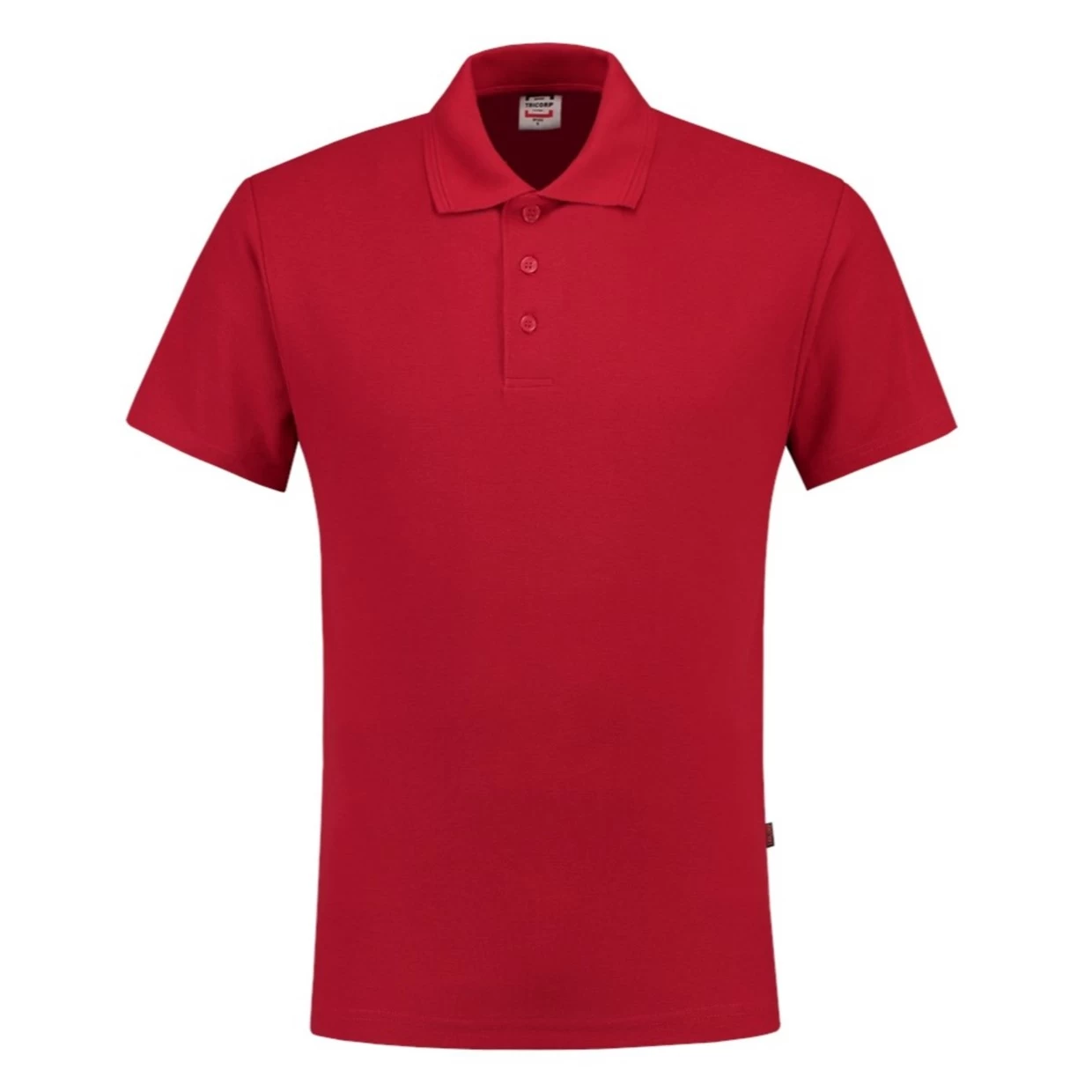 Tricorp Poloshirt Casual 201003 180gr Rood Maat S 4 Tricorp Poloshirt Casual 201003 180gr Rood Maat S - Afbeelding 2