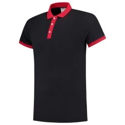 Tricorp Poloshirt Casual 201002 210gr Slim Fit Marine/Rood Maat XL