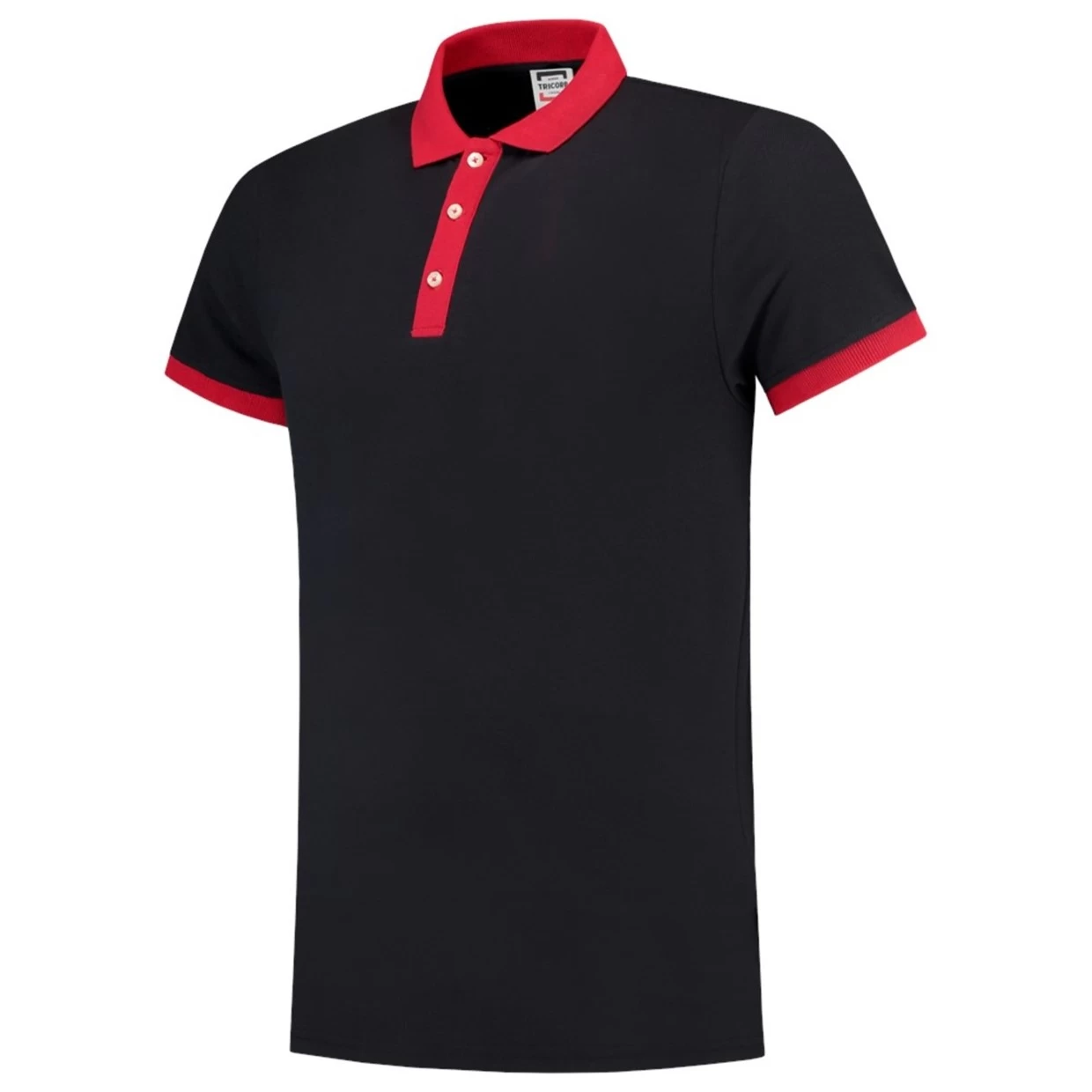 Tricorp Poloshirt Casual 201002 210gr Slim Fit Marine/Rood Maat XL 3 Tricorp Poloshirt Casual 201002 210gr Slim Fit Marine/Rood Maat XL