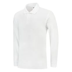Tricorp Poloshirt Casual 201009 180gr Longsleeves Wit Maat XL