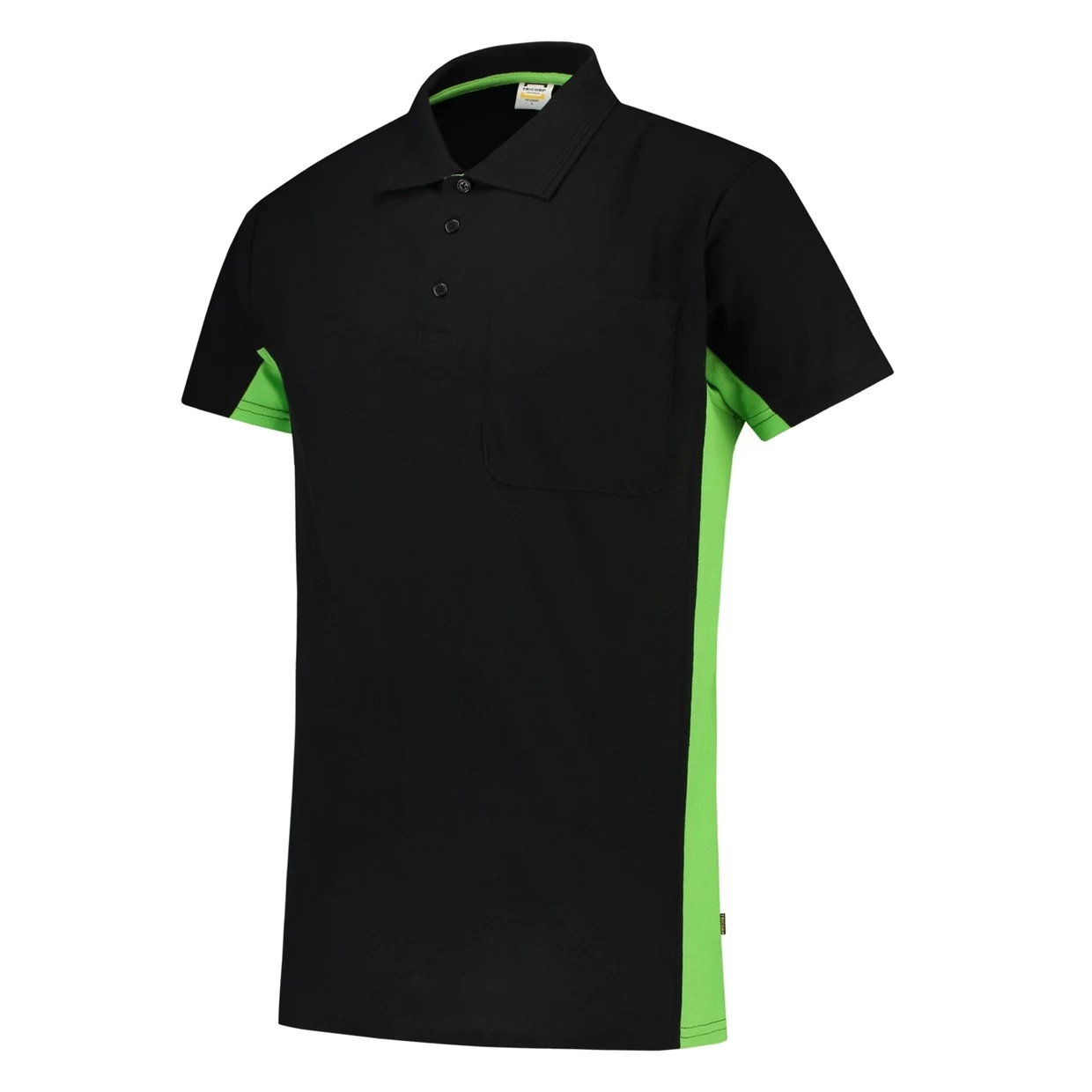 Tricorp Poloshirt Workwear 202002 180gr Zwart/Lime Maat XS 3 Tricorp Poloshirt Workwear 202002 180gr Zwart/Lime Maat XS
