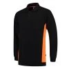 Tricorp Polosweater Zwart-Oranje Maat 2XL