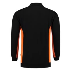 Tricorp Polosweater Zwart-Oranje Maat 2XL -Winkel Voor Werkkleding polosweater bicolor borstzak xs black orange 2