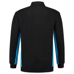 Tricorp Polosweater Zwart-Blauw Maat M -Winkel Voor Werkkleding polosweater bicolor borstzak xs black turquo 2