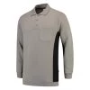 Tricorp Polosweater Grijs-Zwart Maat 5XL -Winkel Voor Werkkleding polosweater bicolor borstzak xs grey black