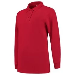 Tricorp Dames Polosweater Casual Rood Maat L